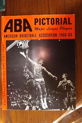 1968-69 American Basketball Association ABA Pictorial Magazine!  Bx4 *ENDS ON 30 • $59.95