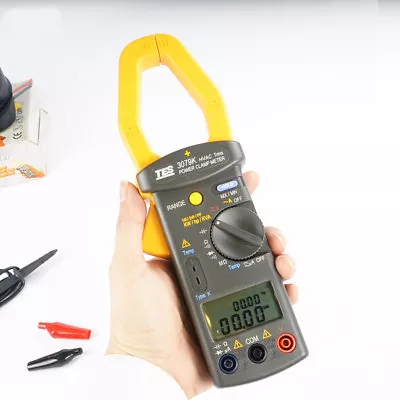 TES-3079K 3 Three Phase Multifunction Digital Power Clamp Meter Tester New✦Kd • $227.77