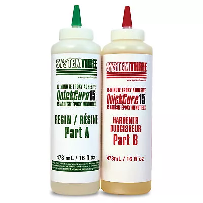 System Three Quick Cure 15 Min Epoxy Qt • $80.98