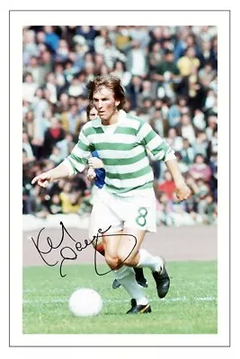 Kenny Dalglish Celtic Signed Autograph Photo Print • £3.79