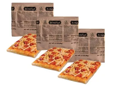 Pepperoni Pizza MRE Survival Food Bridgford Ready To Eat Meals - 3 Pack 2026 • $20.99