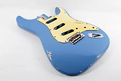 MJT Official Custom Vintage Aged Nitro Guitar Body By Mark Jenny VTS Powder Blue • $177.50