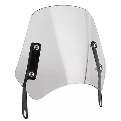 Universal Motorcycle Windshield Wind Deflector Screen W/Mounting Bracket For DON • $22.72