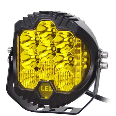 7inch LED Work Pods Light For Spot Flood Combo Fog Lamp Offroad Driving Amber • $28.45