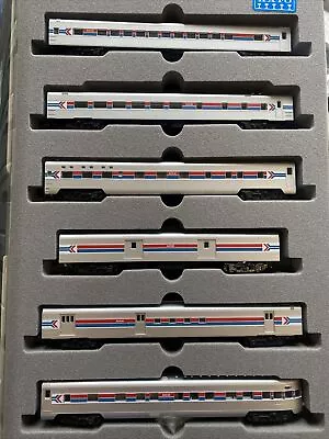 Kato 106-011 Amtrak Smooth Side Passenger 6 Car Set N Scale Near Mint+ Nice • $149.95