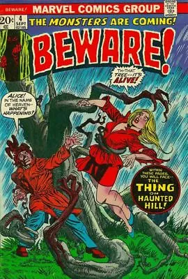 Marvel Comics Beware #4 1973 5.0 VG/FN • $24.95