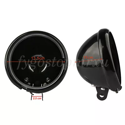 5.75  5-3/4  Black Headlight Cover Housing Holder Bucket For Harley Sportster • $22.50