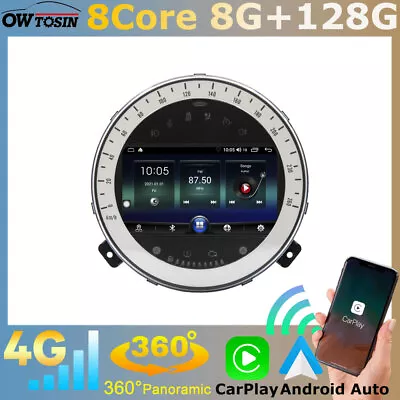 Android 4G Car Stereo 8+128G GPS DVD PlayerFor BMW MINI Cooper S R56 R57 R58 R59 • $206.40