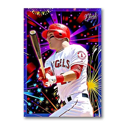 Mike Trout Rocket Rookie Sketch Card Limited 03/30 Dr. Dunk Signed • $6.99