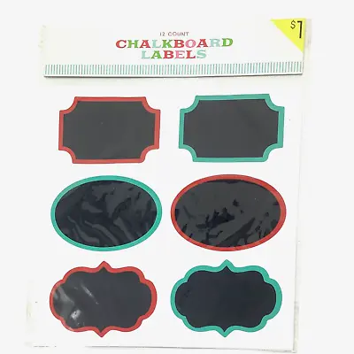 24 Blackboard Chalkboard Labels Decorative Organize Stickers Craft • $3.64