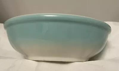 Vintage Sterling Vitrified China Cereal Soup Bowl Turquoises Air Brushed 5 1/2” • $10