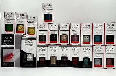 £7.99 • Buy CND Shellac - Color Coat 7.3ml | Luxe Gel Nail Polish 12.5ml - *Various Colours*