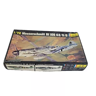 1/72 Messerschmidt Bf 109 Me109 G2/5/6 Heller Model Kit 230 Complete Vintage • $17.03