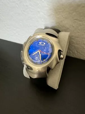 New! Oakley Blade 2 Swiss Watch - Sunburst Blue Dial - Stainless Steel - Band • $849.99