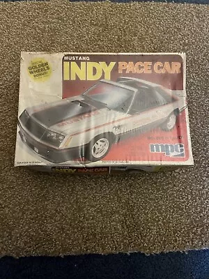 Mpc 1/25 Mustang Indy Pace Car Model Kit Factory Sealed 1-0785 • $49.99