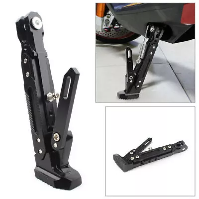 For Honda BLK Universal Motorcycle Adjustable Foot Side Support Stand Kickstand • $22.38