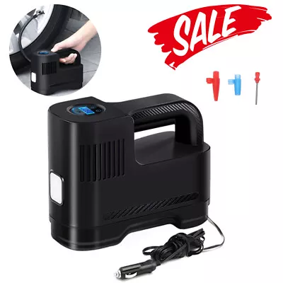 12V 150PSI Tire Inflator Auto 35L/min Car Air Pump Compressor Electric Portable • $18.15