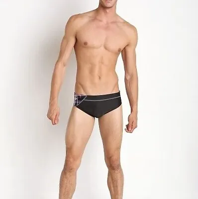 Speedo Mens Powerflex Eco Swim Brief Swimsuit Size 28 Competitive Swimwear New • $18