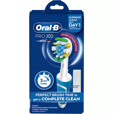 Oral B Power Toothbrush Pro 100 Floss Action • $39.99