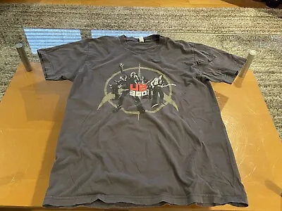 U2 360 Tour Shirt Dark Gray Men’s Medium T Shirt Concert Dates 2010 Cotton • $16