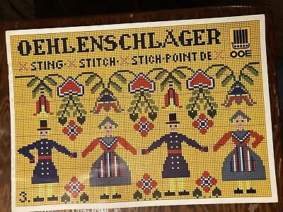 Oehlenschlager Vintage Cross Stitch Pattern Booklet  -floral Animals Borders • $9