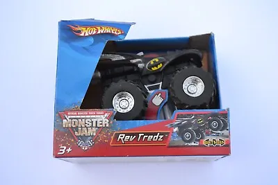 Hot Wheels Monster Jam Rev Tredz Batman Monster Truck DC Batmobile 2005 • $9.99