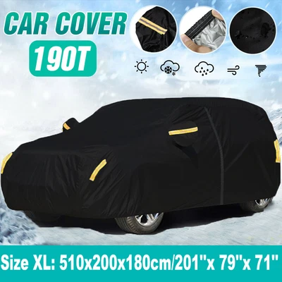 $40.99 • Buy XL Car SUV Cover Outdoor Waterproof Snow Sun UV Protection Black For Acura MDX