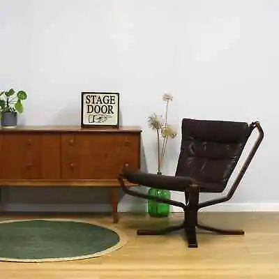 Midcentury 1970s Danish 'Superstar' Leather Lounge Chair By Genega Møbler • £544.50