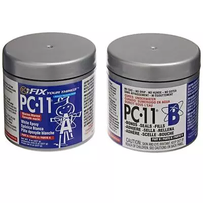 PC-Products PC-11 Epoxy Adhesive Paste Two-Part Marine Grade 1/2lb In Two C... • $21.24