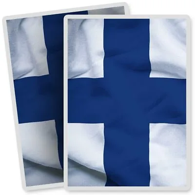 2 X Vinyl Stickers 7x10cm - Finland Country Flag Travel  #45020 • £3.99