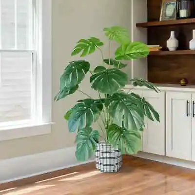 Large Artificial Plant Palm Tree For Home And Office Decor (65cm/100cm) • £22.99