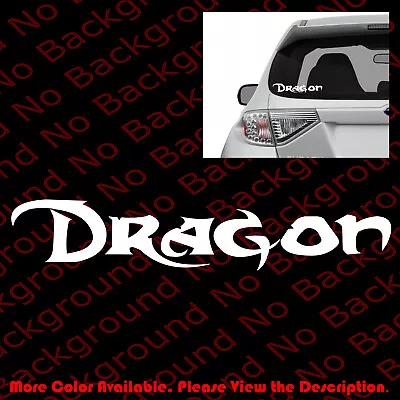 DRAGON Vinyl Die Cut Decal For Bruce Lee MMA Wing Chun Kung Fu Martial Art FT010 • $2.50