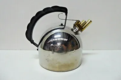 Vintage Mid Century Alessi Sapper 9091 Kettle Stainless Steel Teapot • $185