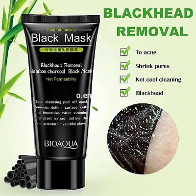 $9.99 • Buy Blackhead Remover Nose Face Mask Strip Black Head Pore Acne Cleaning Face AUS