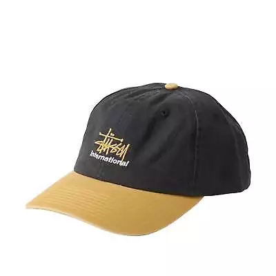 Stussy International Low Pro Cap Black/Gold • $39.95