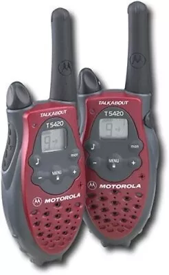 Motorola Talkabout T5420  - 2-Miles 14-Channel  FRS Two Way Radio Walkie Talkies • $19.95