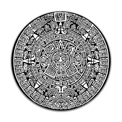 Maya Mayan Calendar Vinyl Sticker Decal Mexico Aztec Gift Car Bumper New • $3.95