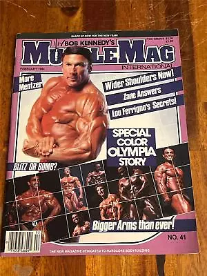 MUSCLEMAG Bodybuilding Muscle Magazine BOYER COE/1983 Mr Olympia Coverage 2-84 • $7.49