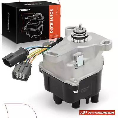 Gray Ignition Distributor W/ Cap & Rotor For Honda Prelude 93-96 L4 2.2L JDM H22 • $73.99