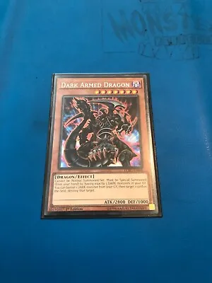 YUGIOH Secret Rare Dark Armed Dragon LCKC-EN068 1st Edition • £4.40