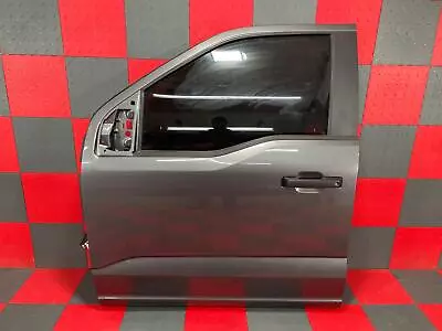 2021-2023 Ford F-150 LH Driver Front Door Assembly Carbonized Gray-M7 Clean! • $1536