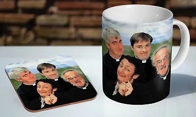 Father Ted - Coffee Ceramic Mug Coaster Gift Set • £8.85