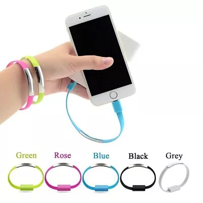 Bracelet Micro USB Type C Cable Wristband USB C Data Charging Cable For IPhon... • $19.99