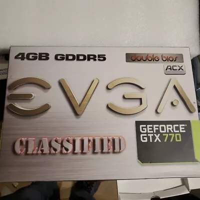 EVGA NVIDIA GeForce GTX 770 Classified Video Card 4 GB | 04G-P4-3778-KR NEW • $110