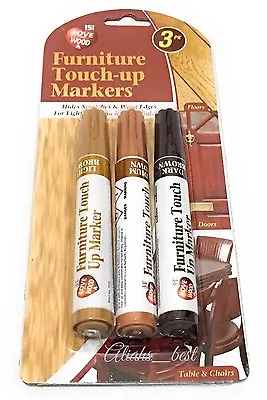 3 Furniture Touch Up Pen For Cover Marks Scratches On Laminate Wood Floor Repair • £3.80