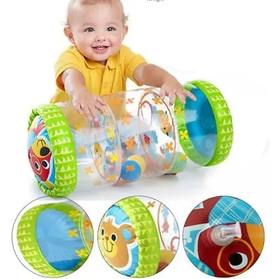 Inflatable Baby Crawling Roller Educational Toy WithRattle Ball PVC Children❀ • £9.01