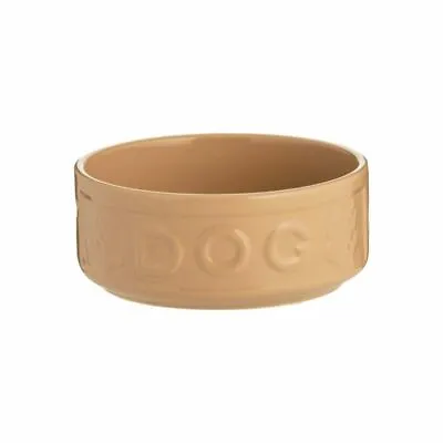 Mason Cash Ceramic Lettered Dog Bowl For Both Food And Water 15cm Cane • £10.18