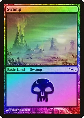 Swamp (296) FOIL Mirrodin NM Basic Land MAGIC THE GATHERING MTG CARD ABUGames • $2.05