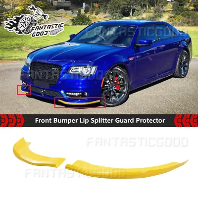 For Chrysler 300 SRT C S 15-23 Front Bumper Lip Splitter Guard Protector Yellow  • $35.99