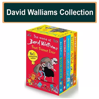 David Walliams Collection 5 Books Set Gansta Granny Rat Burger Mr Stink New • £16.80